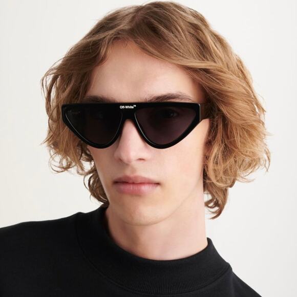 NEW!!! OFF-WHITE Sunglasses EDVARD OERI045 1007 Authentic